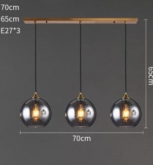 Nordic Pendant Lights Simple Suspension Luminaire Restaurant Glass Pendant Lamp Lighting Fixtures Cafe Study