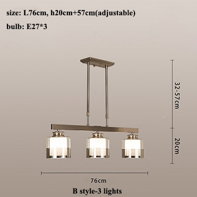 STRAK Nickel Led Chandeliers Pendant Lamps Modern Lighting Living Room Decor Led Chandeliers Hanging Lights