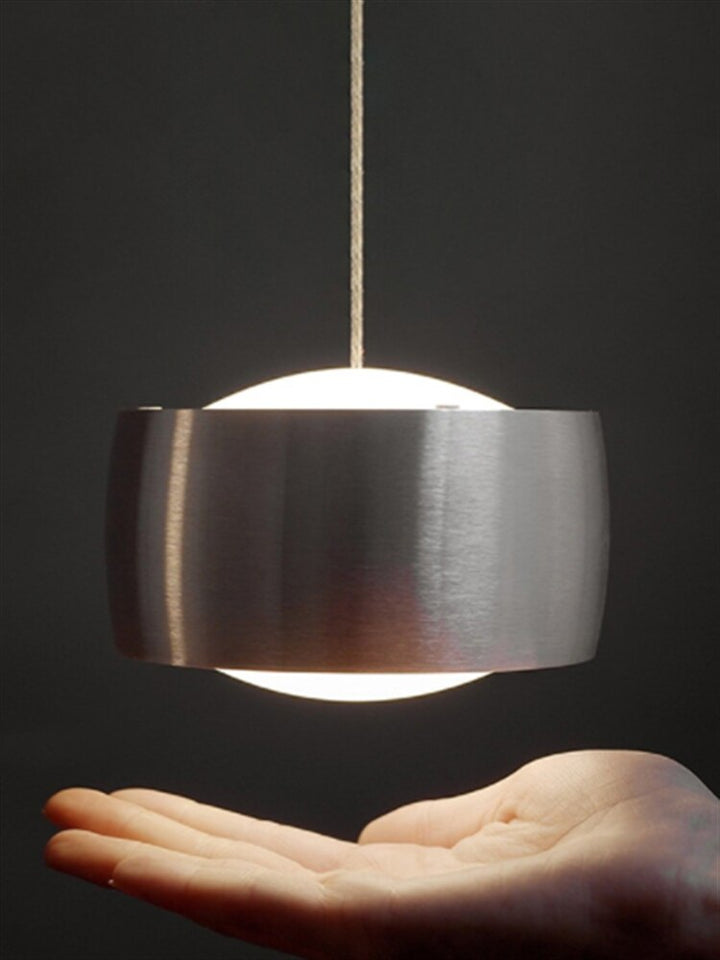 STRAK Modern Minimalist Pendant Lights Bedside Chrome Lampshade Led Pendant Lamp Bedroom Restaurant Bar Office Background Coffee