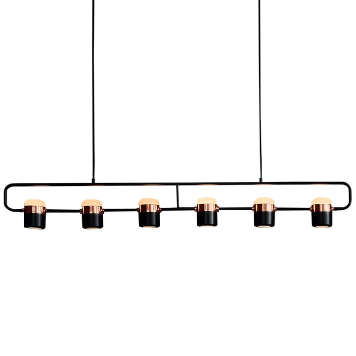 STRAK Postmodern Led Pendant Lights Simple Rose Gold Suspension Lamp for Dining Room Bedroom Hanging Light Ul