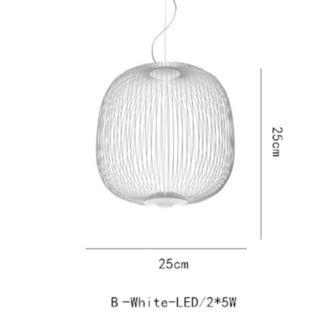 STRAK Bird Cage Pendant Lamp Nordic Design Home Decor Iron Industrial Lamp Warehouse Lighting Fixture Ul