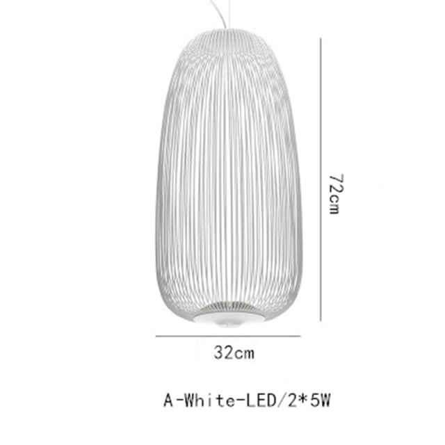 STRAK Bird Cage Pendant Lamp Nordic Design Home Decor Iron Industrial Lamp Warehouse Lighting Fixture Ul