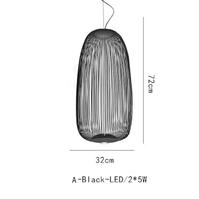 STRAK Bird Cage Pendant Lamp Nordic Design Home Decor Iron Industrial Lamp Warehouse Lighting Fixture Ul