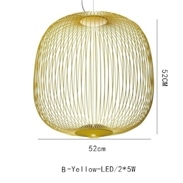 STRAK Bird Cage Pendant Lamp Nordic Design Home Decor Iron Industrial Lamp Warehouse Lighting Fixture Ul