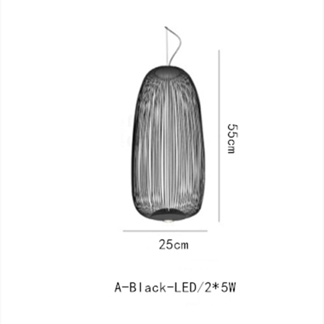 STRAK Bird Cage Pendant Lamp Nordic Design Home Decor Iron Industrial Lamp Warehouse Lighting Fixture Ul