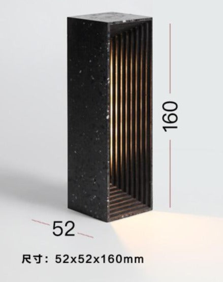 Nordic INS Designer Cement Table Lamp Cement Art Decor Bedroom Night Lamp as Gift Club  Comfortable Living Room Coffee Parlor.Certification: UL