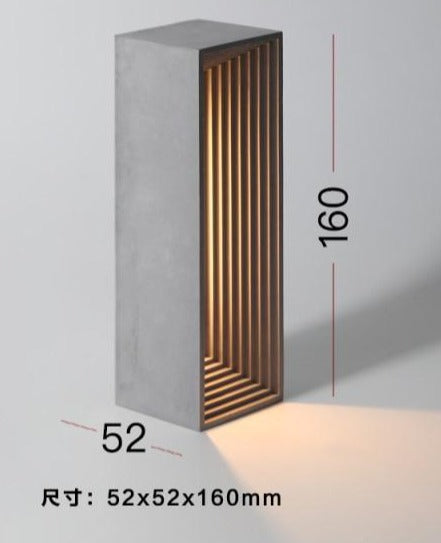 Nordic INS Designer Cement Table Lamp Cement Art Decor Bedroom Night Lamp as Gift Club  Comfortable Living Room Coffee Parlor.Certification: UL