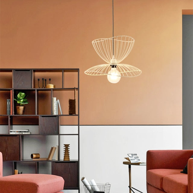 New Modern Double-Layer Iron Shade Pendant Lights American Fashion Industrial Style Led Hanging Lamp Hotel Coffee Room Ul