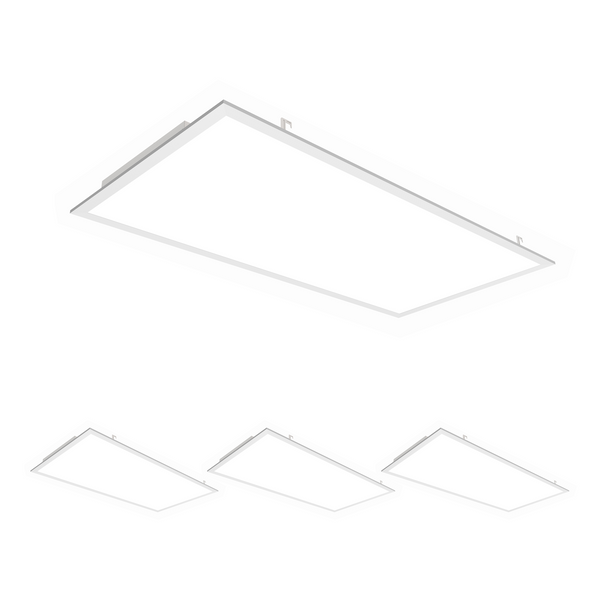 Edge-Lit Panel Light 2x4ft, 40w, 4400lm, 5000k, Dimmable, 5 Year Warranty, Cul, Dlc 5.0 (Pack - 4)